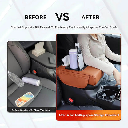 4-in-1 Car Armrest Organizer – Storage & Comfort Upgrade
