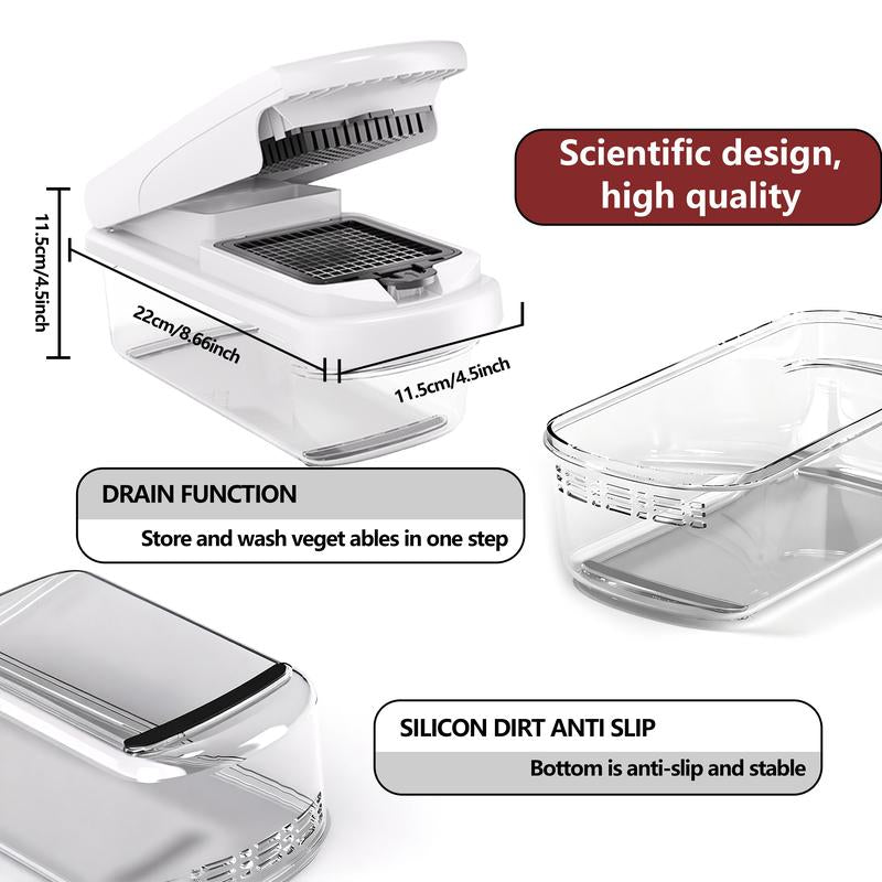 8-in-1 Multifunctional Vegetable Chopper & Slicer