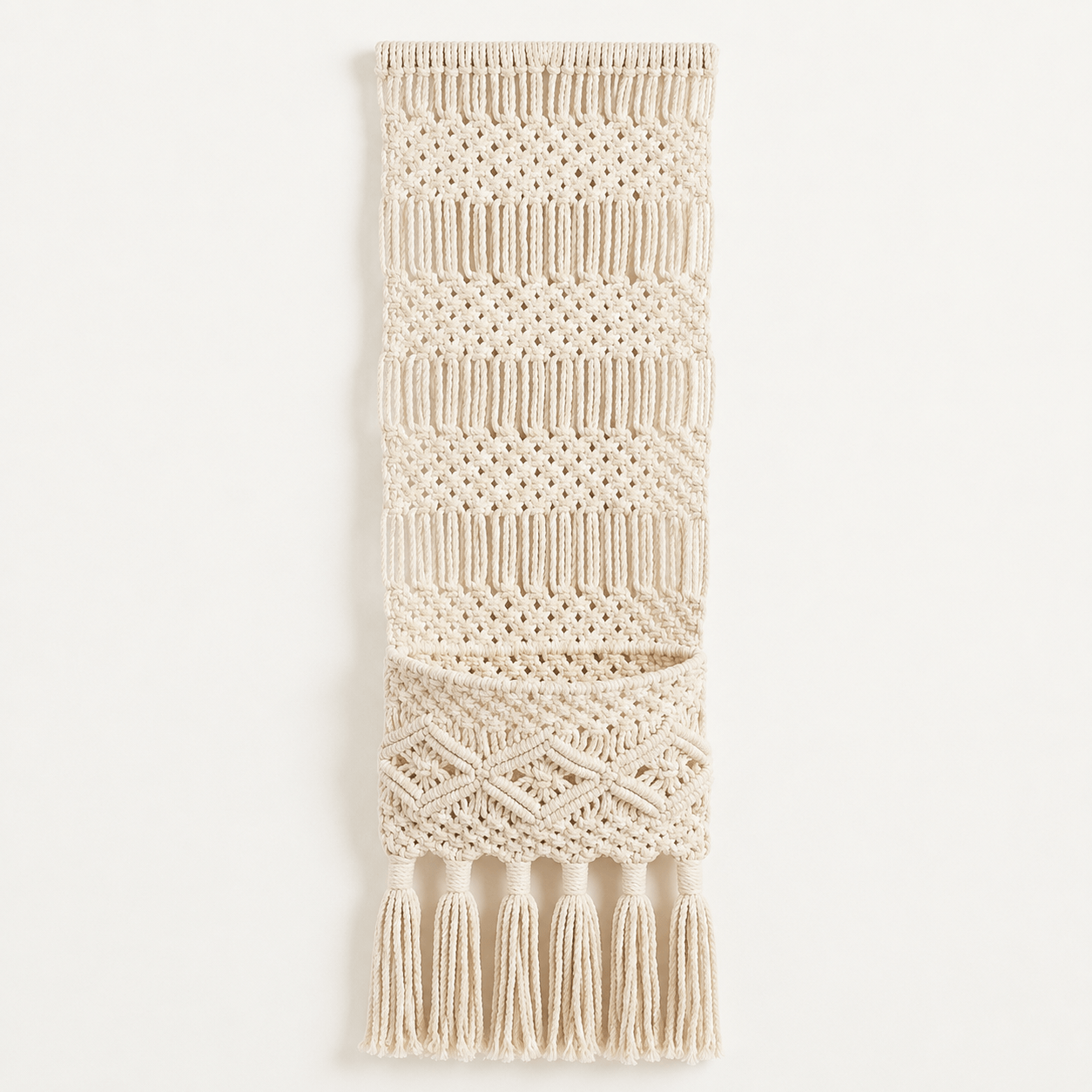 Handwoven Sofa Armrest Organizer