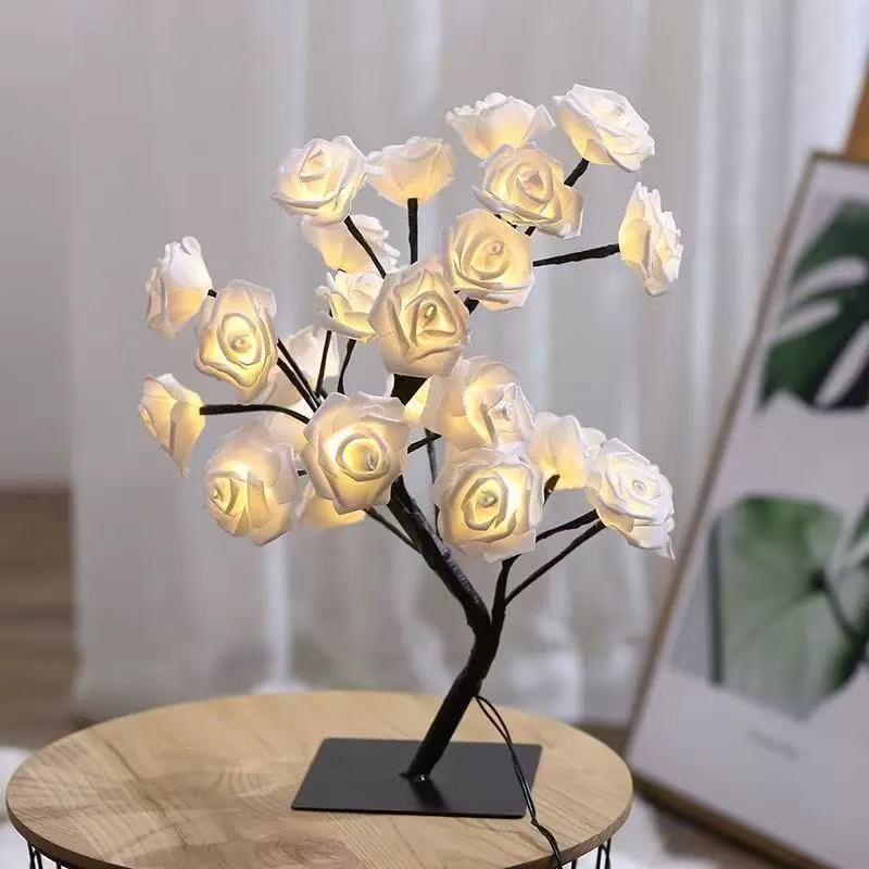 Rose Tree Night Light – USB LED Decorative Lamp