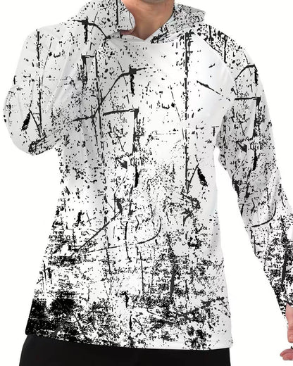 Men's UPF 50+ Sun Protection Hoodie Shirt