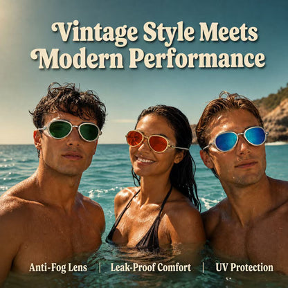 2-in-1 Waterproof Swim Goggles & Sunglasses