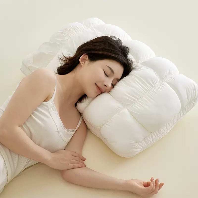 Ultra Fluffy Cooling Pillow – Dual-Layer Cloud Comfort