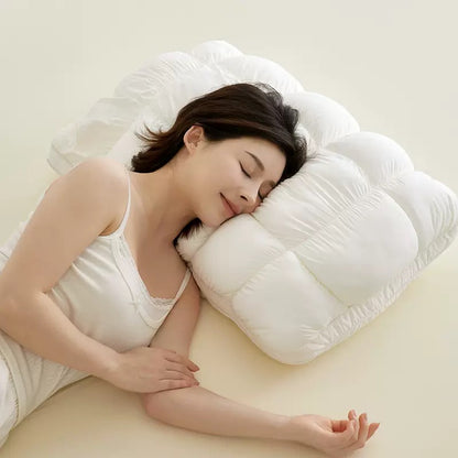 Ultra Fluffy Cooling Pillow – Dual-Layer Cloud Comfort