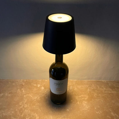 Rechargeable Wine Bottle Lamp – RGB Dimmable Table Light