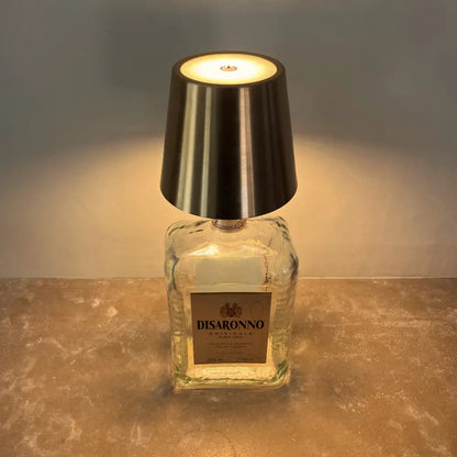 Rechargeable Wine Bottle Lamp – RGB Dimmable Table Light