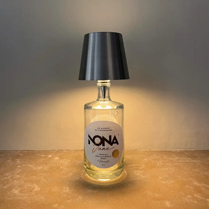 Rechargeable Wine Bottle Lamp – RGB Dimmable Table Light