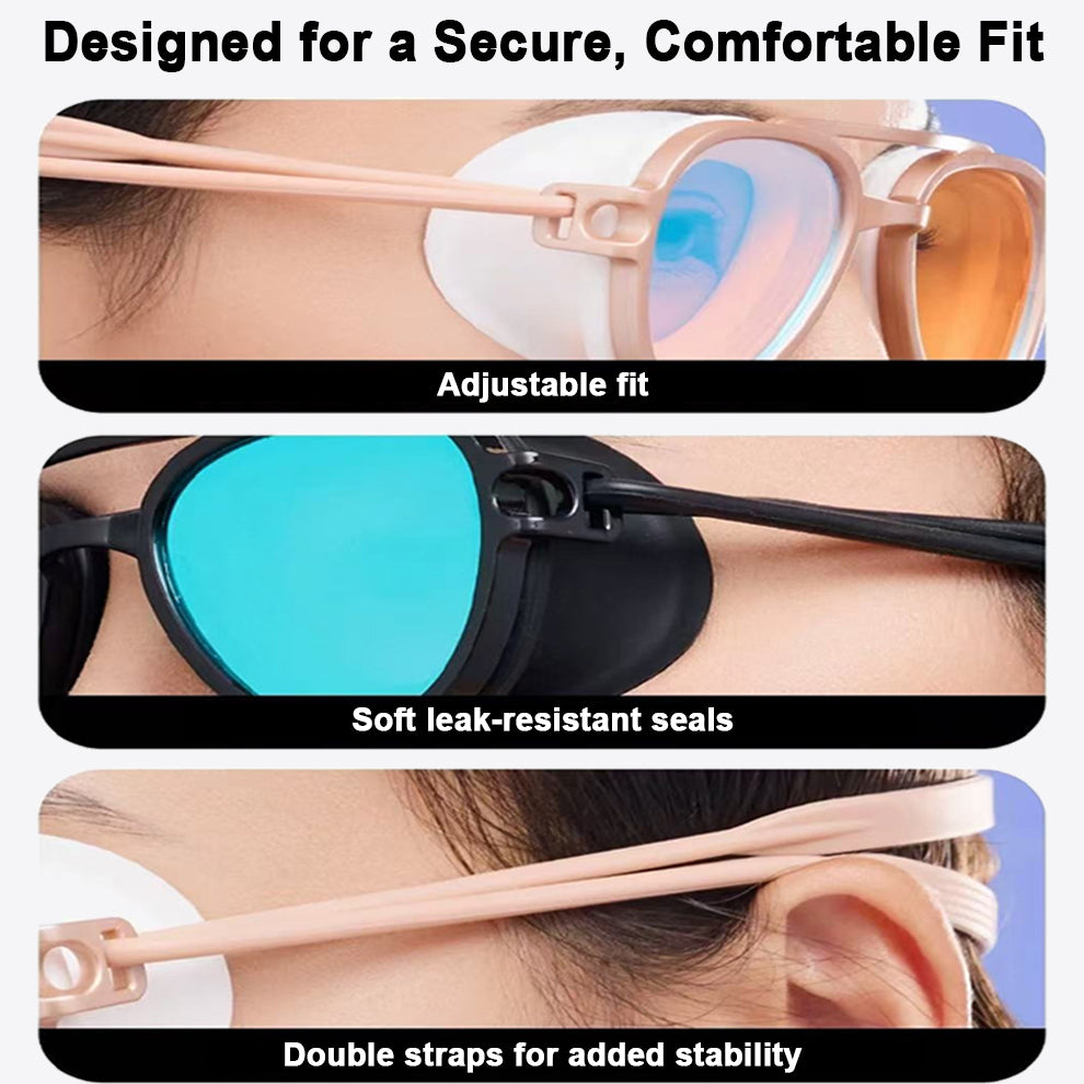 2-in-1 Retro Swim Goggles & Sunglasses