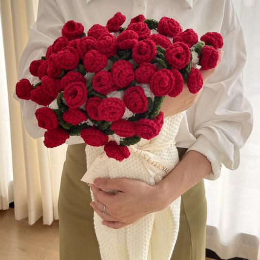 Forever Bloom Crochet Bouquet Blanket – 2-in-1 Flower Gift & Cozy Throw