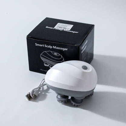 Electric Cat Massager – Quiet Waterproof Pet Scalp Massager