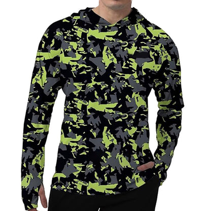 Men's UPF 50+ Sun Protection Hoodie Shirt