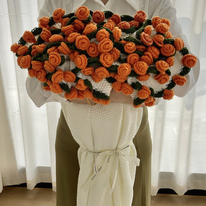 Forever Bloom Crochet Bouquet Blanket – 2-in-1 Flower Gift & Cozy Throw
