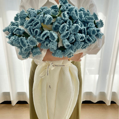 Forever Bloom Crochet Bouquet Blanket – 2-in-1 Flower Gift & Cozy Throw