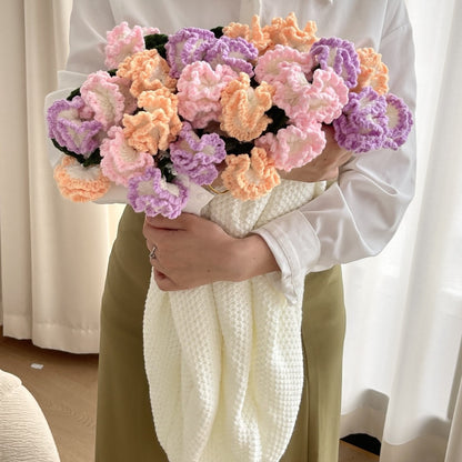 Forever Bloom Crochet Bouquet Blanket – 2-in-1 Flower Gift & Cozy Throw