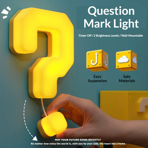 Mystery Question Mark Lamp