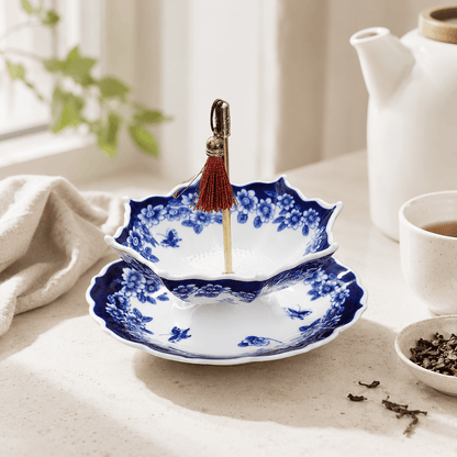 Elegant Ceramic Umbrella Tea Strainer