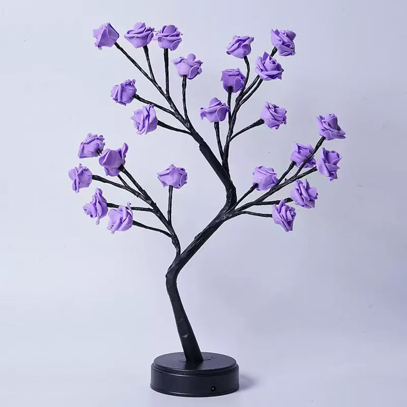 Rose Tree Night Light – USB LED Decorative Lamp