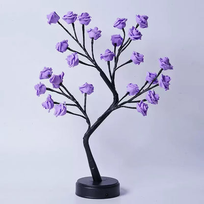 Rose Tree Night Light – USB LED Decorative Lamp