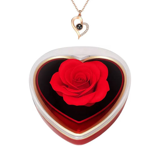 Mother’s Day Gift – “I Love You” 100 Languages Projection Necklace