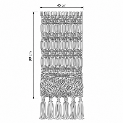 Handwoven Sofa Armrest Organizer
