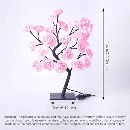 Rose Tree Night Light – USB LED Decorative Lamp