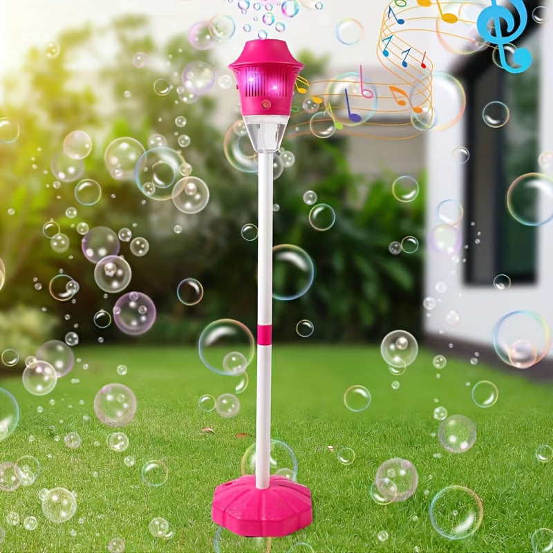 Automatic Bubble Maker with Lights for Kids