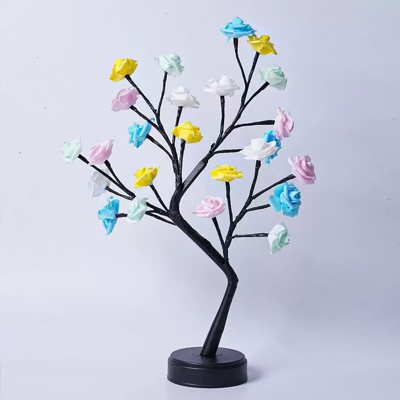 Rose Tree Night Light – USB LED Decorative Lamp