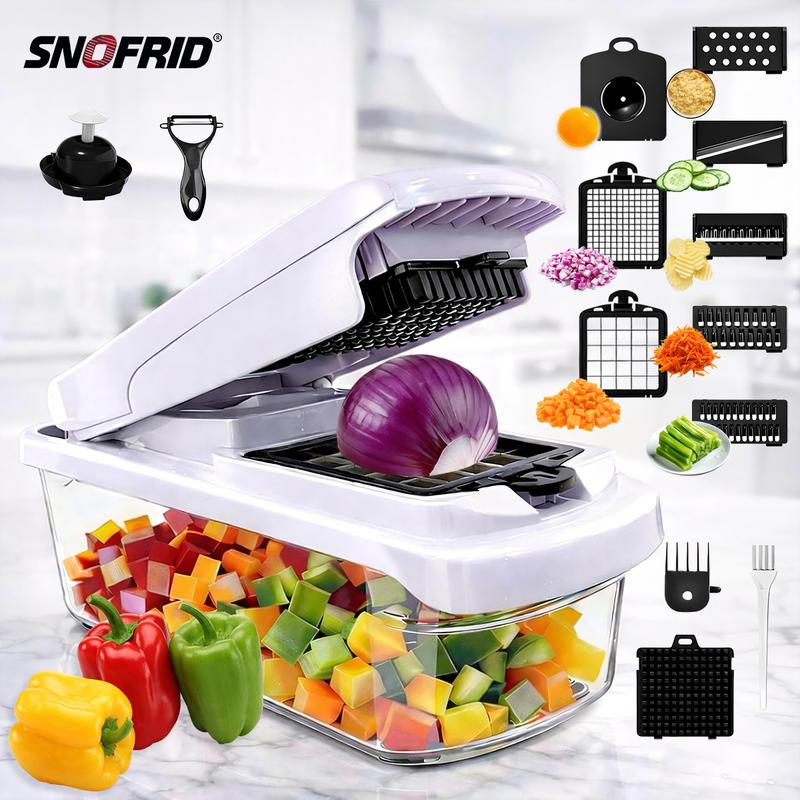 8-in-1 Multifunctional Vegetable Chopper & Slicer