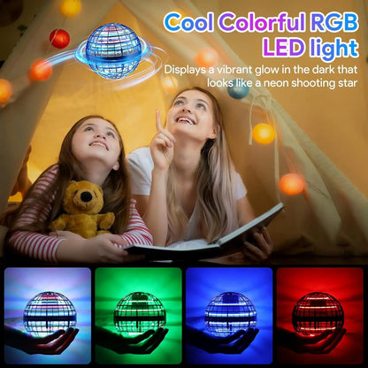 Flying Orb Ball Boomerang Toy – Hand Controlled LED Hover Spinner
