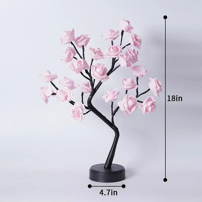 Rose Tree Night Light – USB LED Decorative Lamp