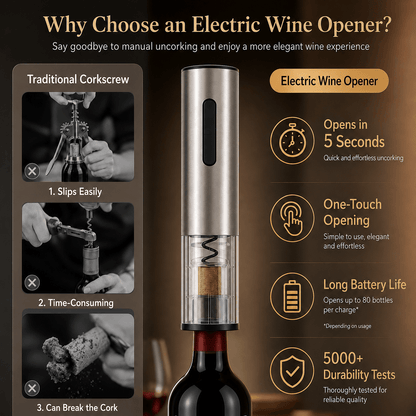 Rechargeable Electric Wine Opener