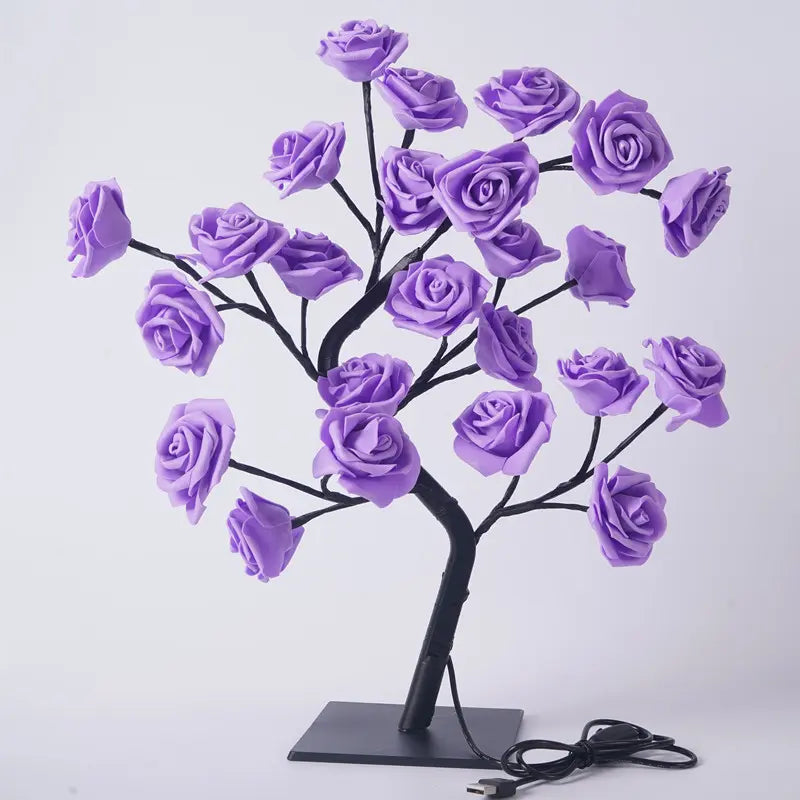 Rose Tree Night Light – USB LED Decorative Lamp
