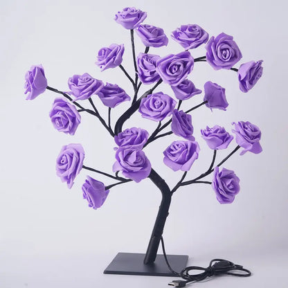 Rose Tree Night Light – USB LED Decorative Lamp