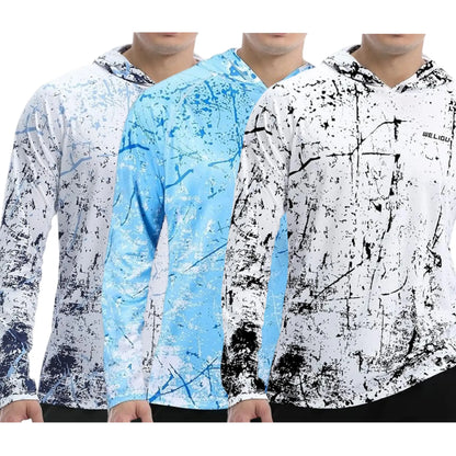 Men's UPF 50+ Sun Protection Hoodie Shirt