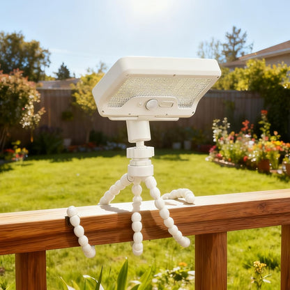 Clip-On Solar Motion Light | 3-Color Outdoor LED Fence Lamp